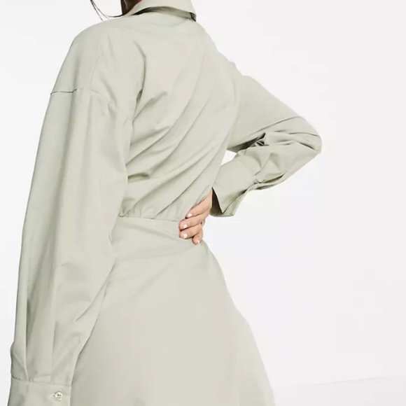 ASOS Mini Dress Green - Picture 2 of 4